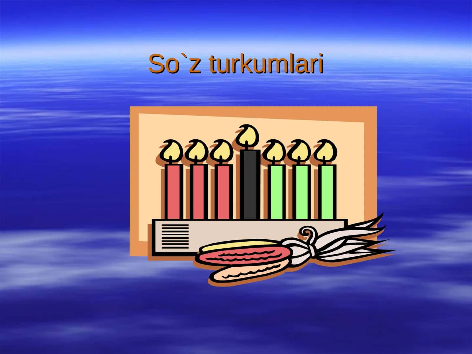 So`z turkumlari 1