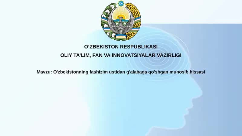 O'zbekistonning fashizm ustida 1