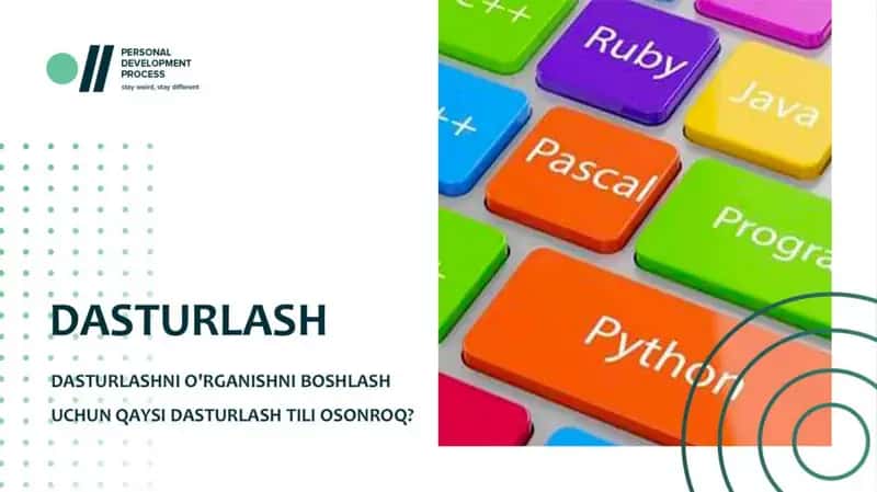 Dasturlash tillari 1