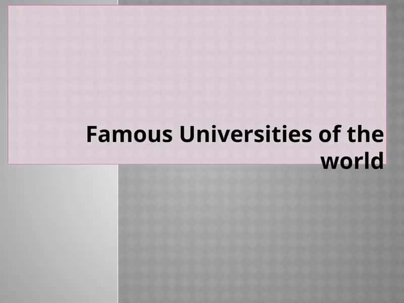University of Oxford 1