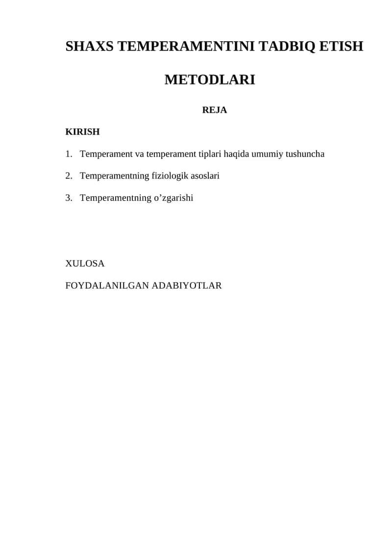 TEMPERAMENTINI TADBIQ ETISH METODLARI 1