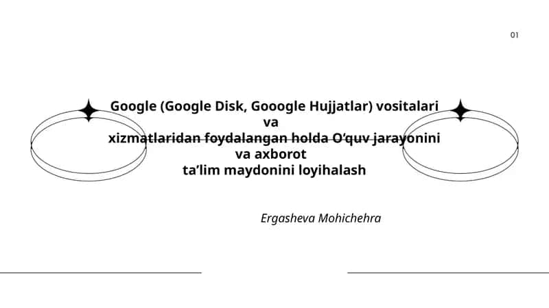 Google Disk va Google Hujjatlar 1