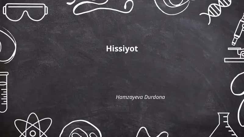 Hissiyot 1