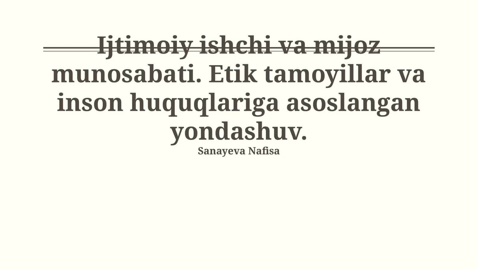 Ijtimoiy ishchi va mijoz munosabati 1