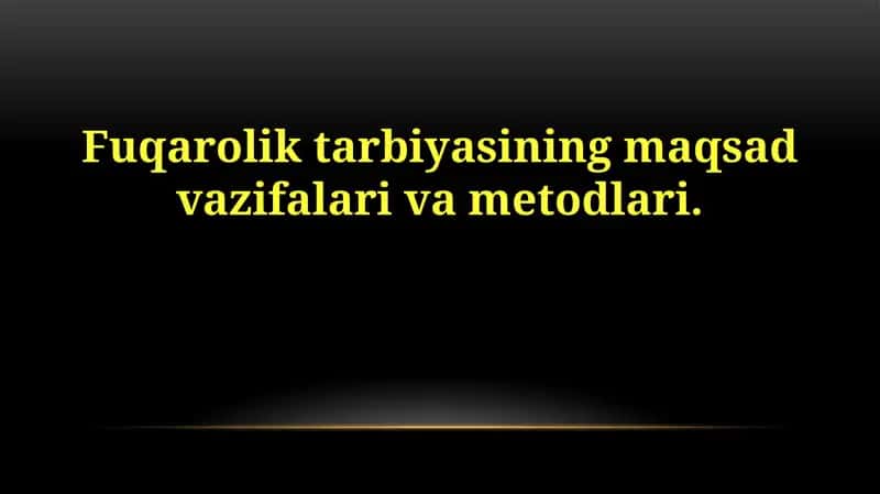 Fuqarolik tarbiyasi 1