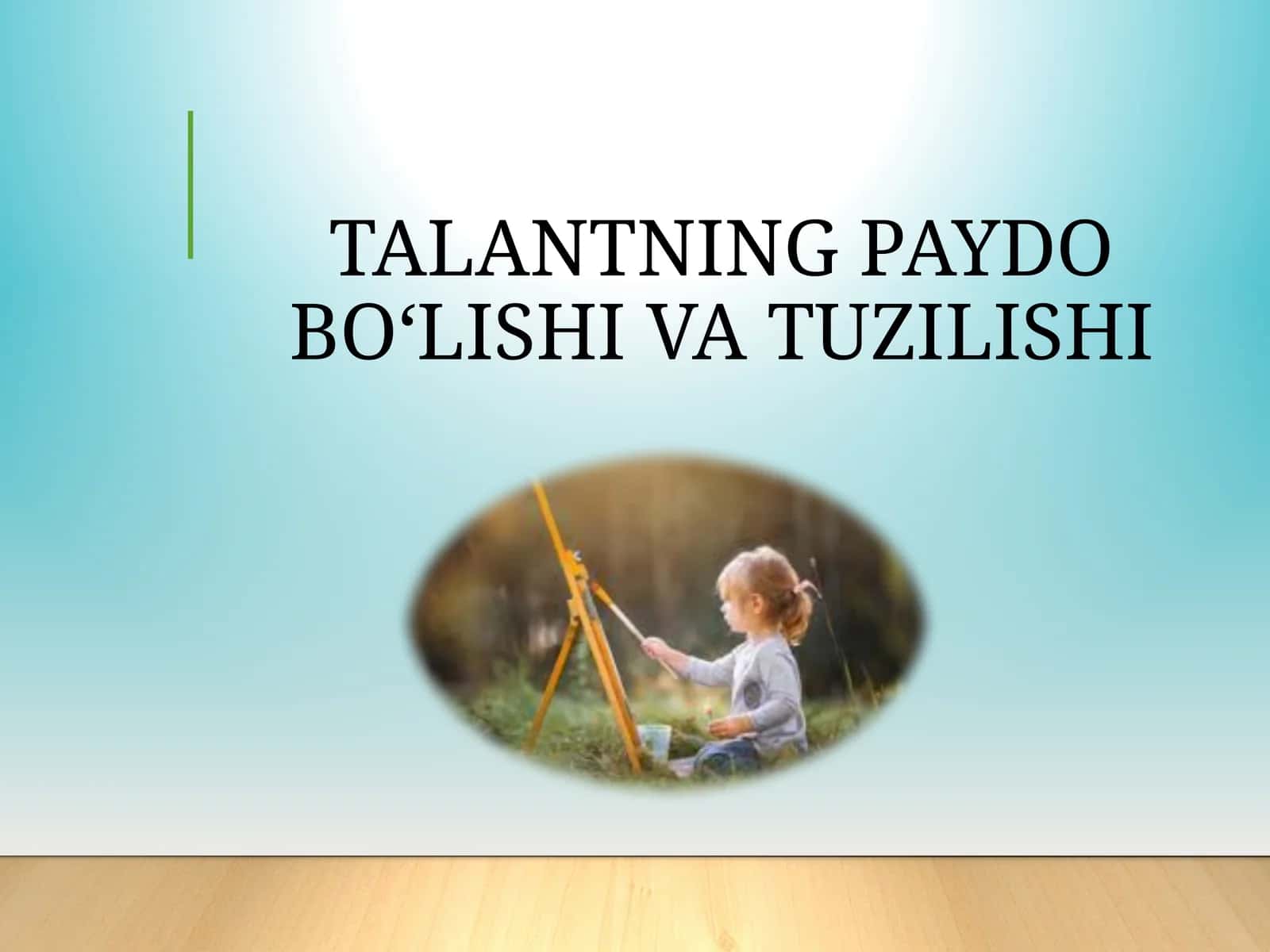 TALANTNING PAYDO BO‘LISHI VA TUZILISHI 1