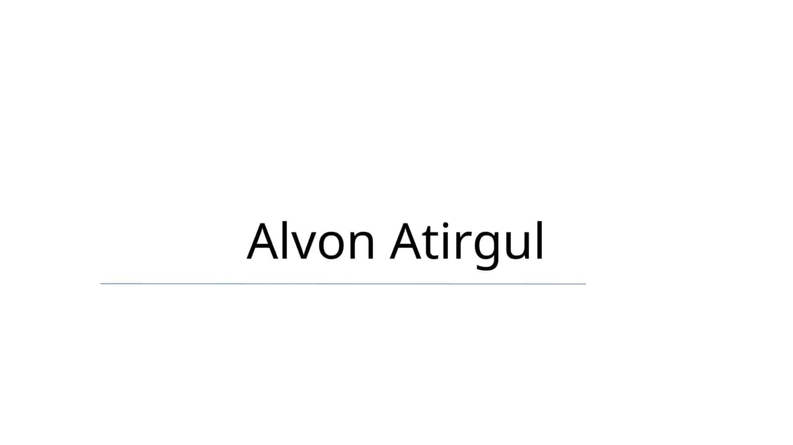 Alvon Atirgul 1