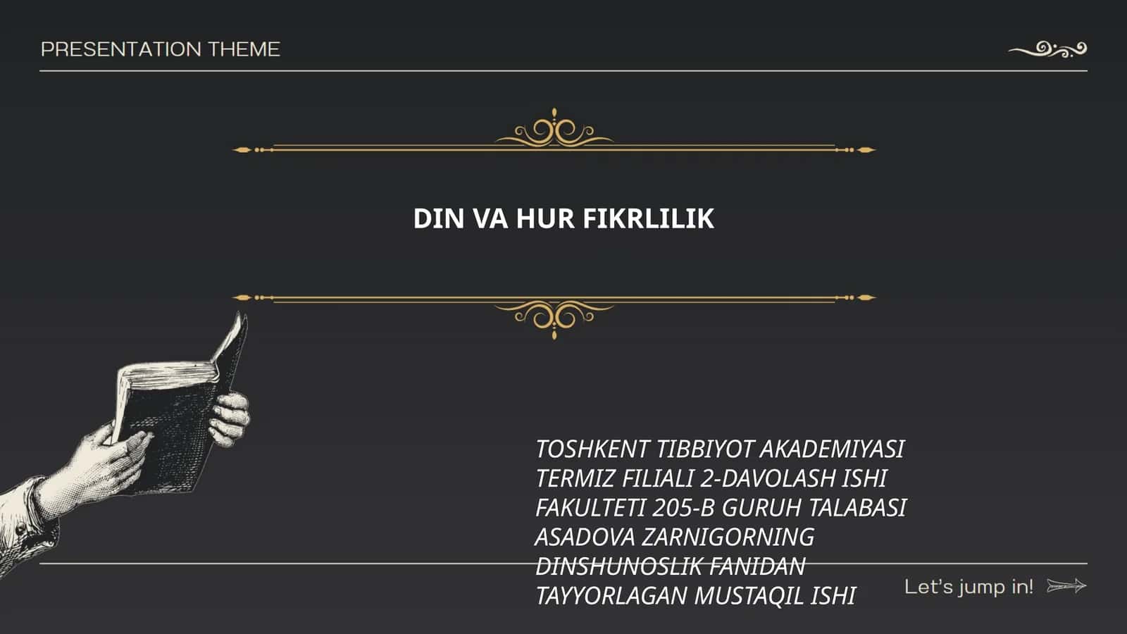 DIN VA HUR FIKRLILIK 1