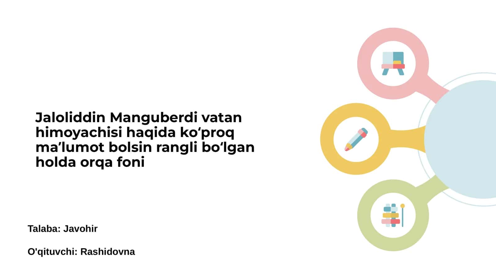 Jaloliddin Manguberdi vatan himoyachisi haqida maʼlumot 1