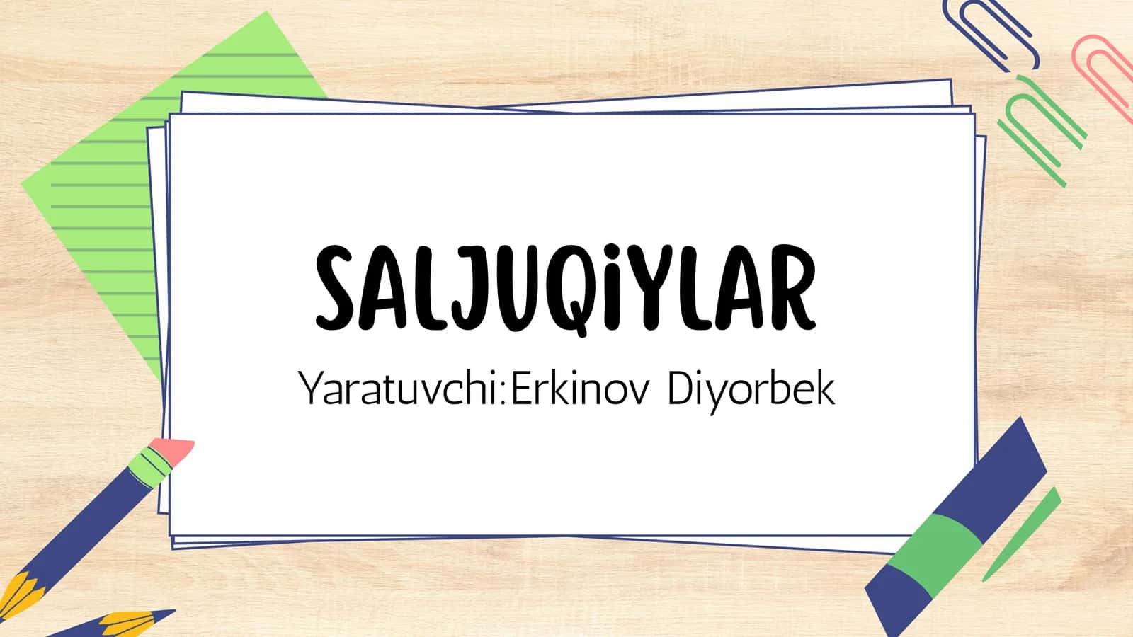 Saljuqiylar 1