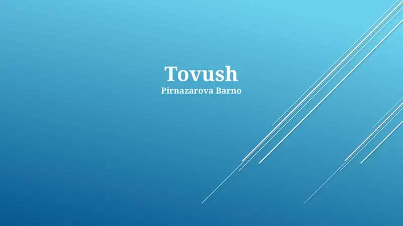 Tovush 1