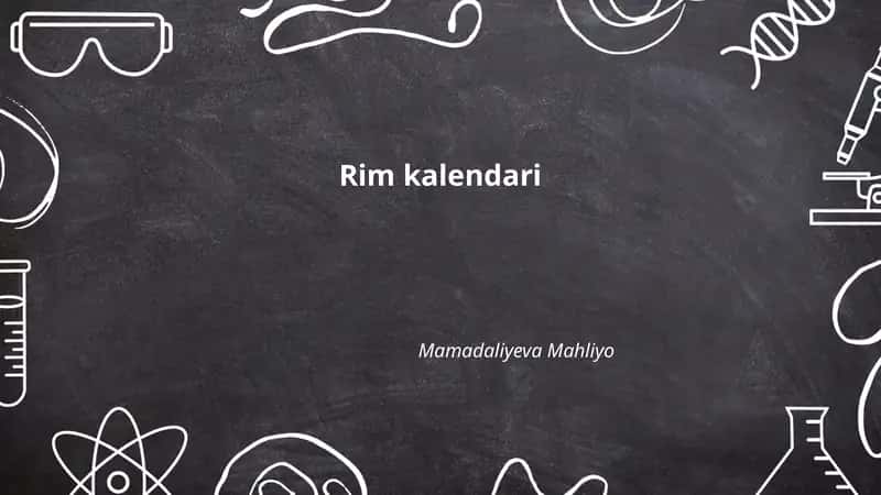 Rim kalendari 1