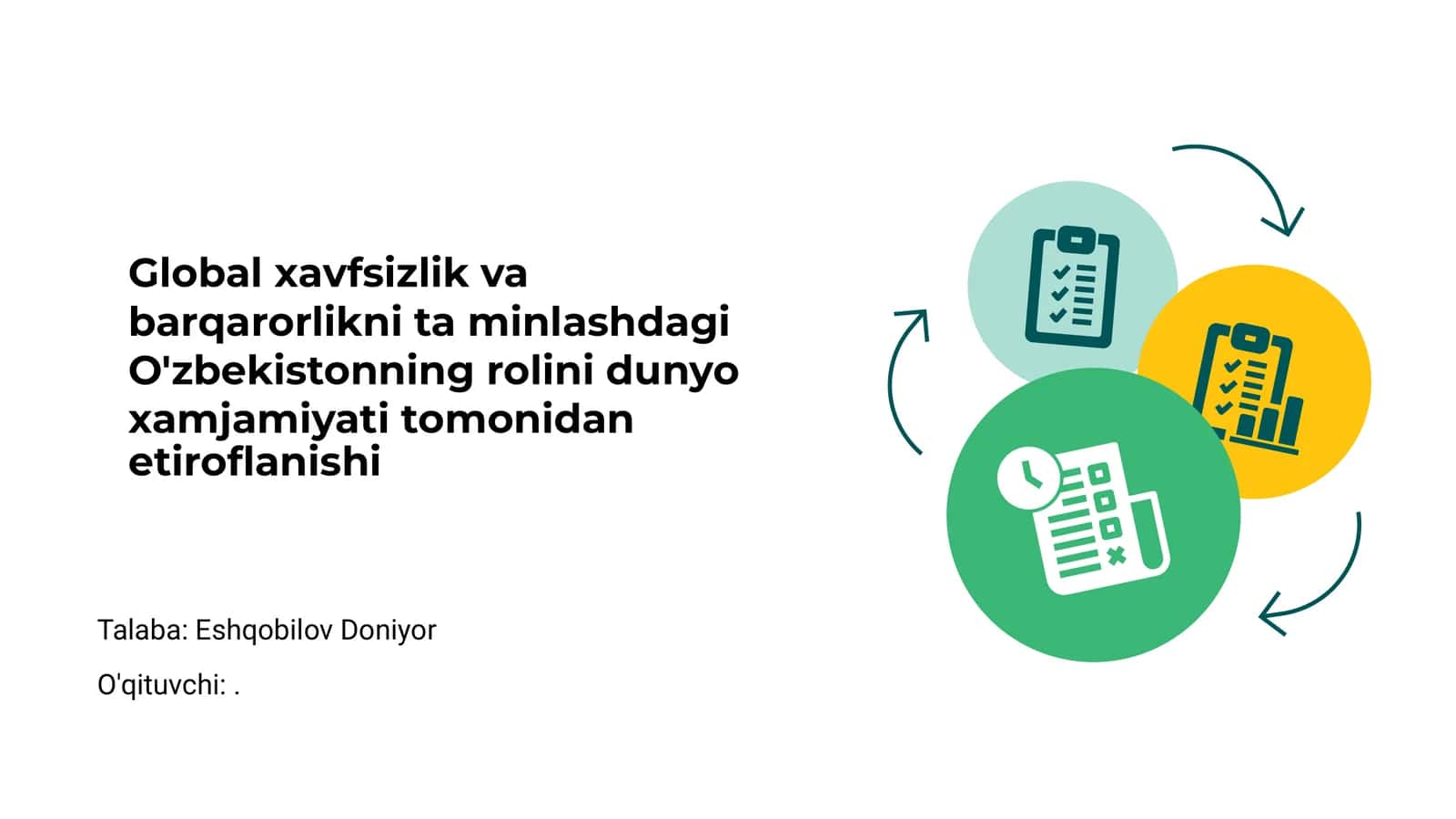 O'zbekistonning xavfsizlikni ta'minlashdagi roli 1