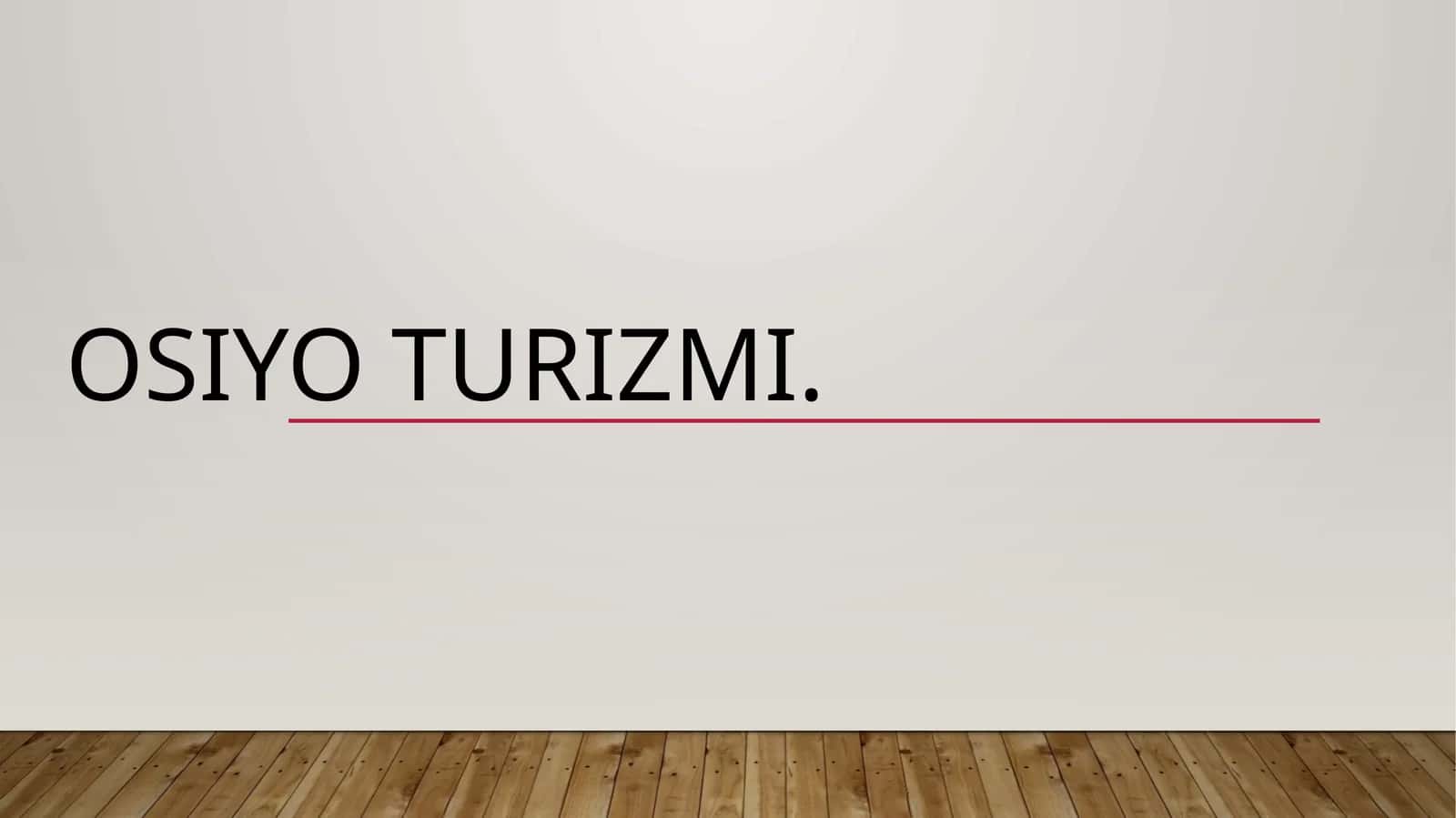Osiyo turizmi 1