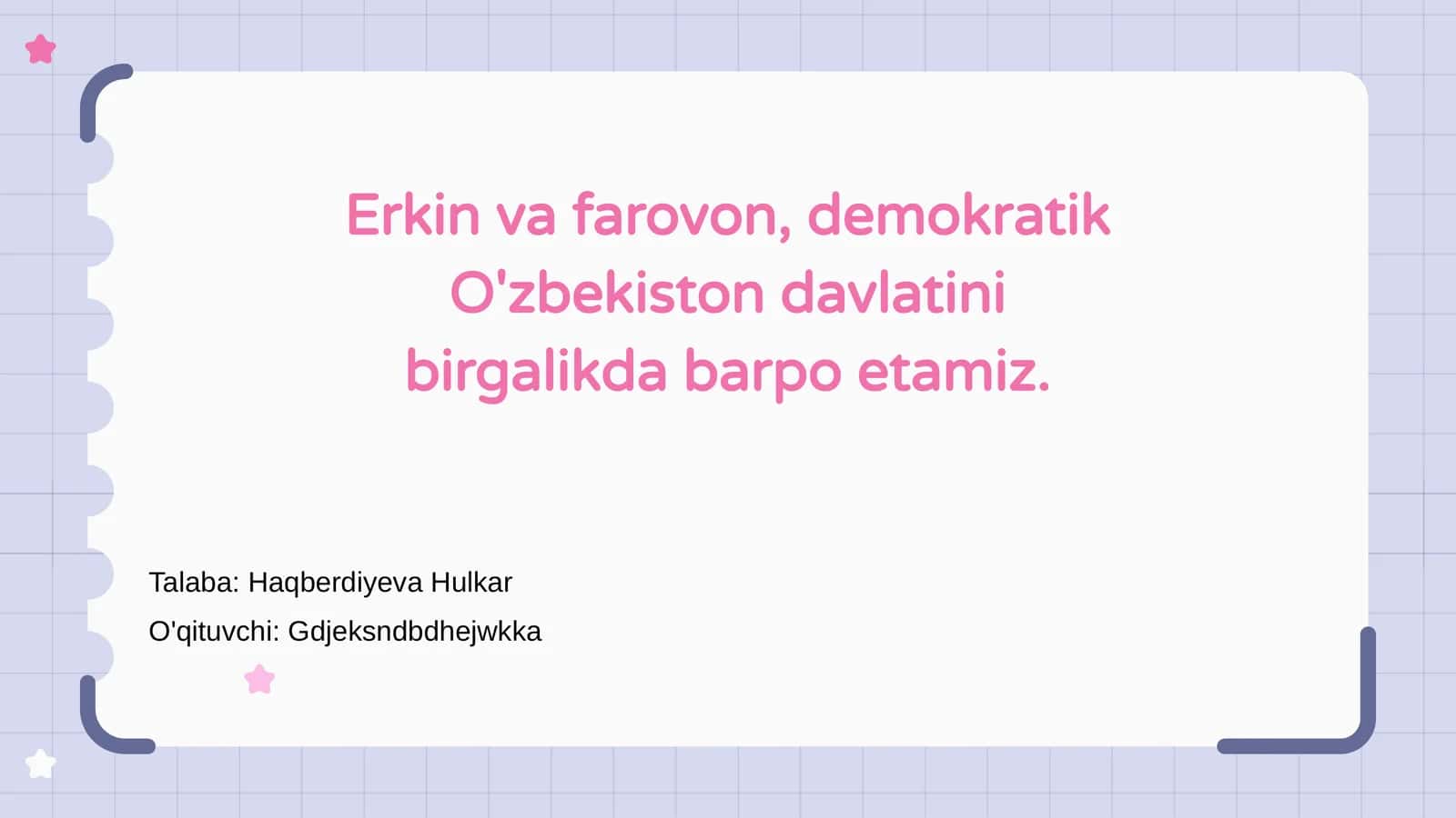 Erkin va Farovon O'zbekiston uchun Birgalikda Harakat 1