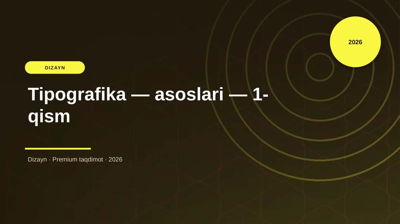 Tipografika — asoslari — 1-qism 1