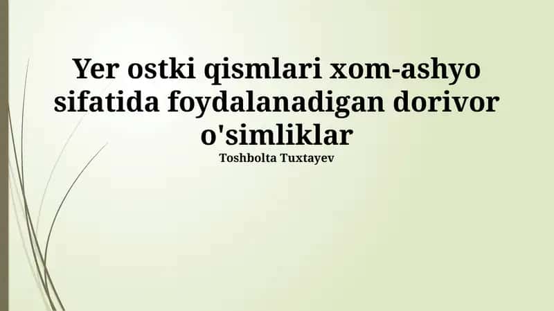 O'simlik chiqindilaridan olingan efir moylari 1