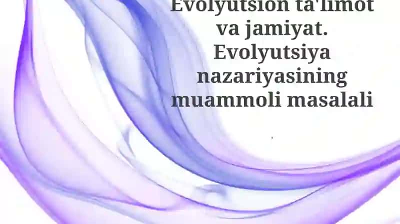 Evolyutsion Nazariya