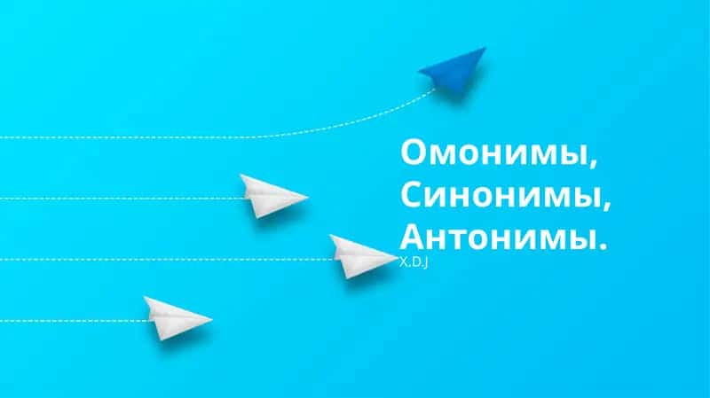 Омонимы, Синонимы, Антонимы 1