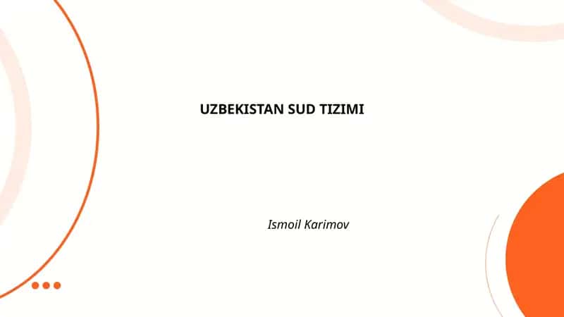 Oʻzbekiston sud tizimi 1