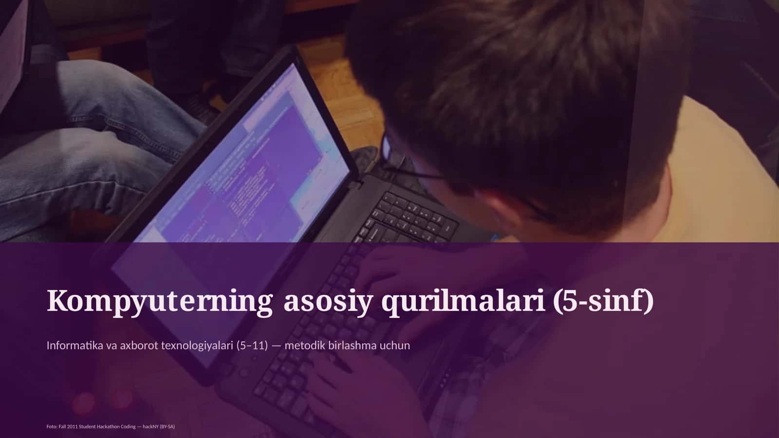 Kompyuterning asosiy qurilmalari (5-sinf) 1
