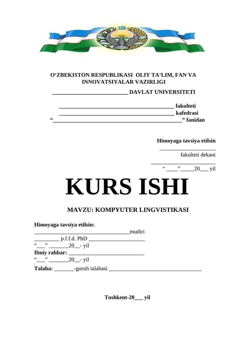 Kompyuter lingvistikasi 1