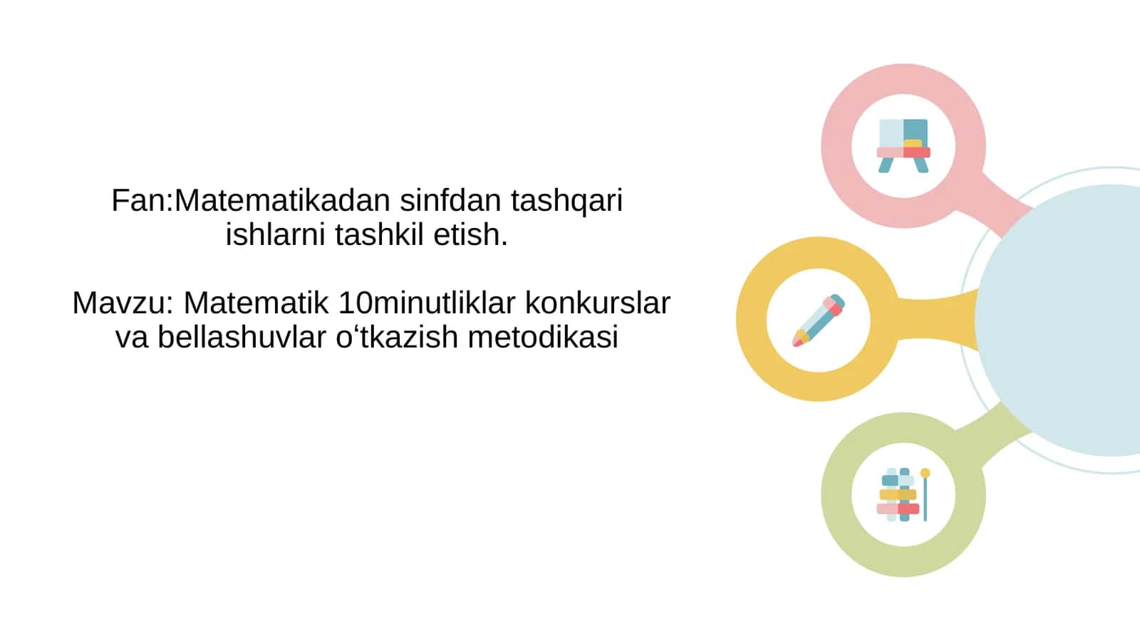 Matematik 10 minutliklar konkurssi 1