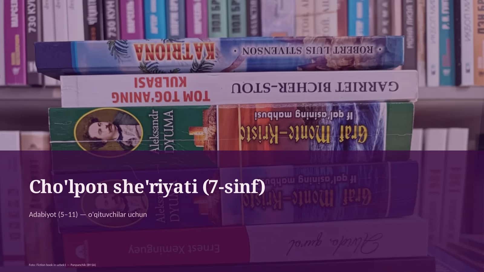 Cho'lpon she'riyati (7-sinf) 1