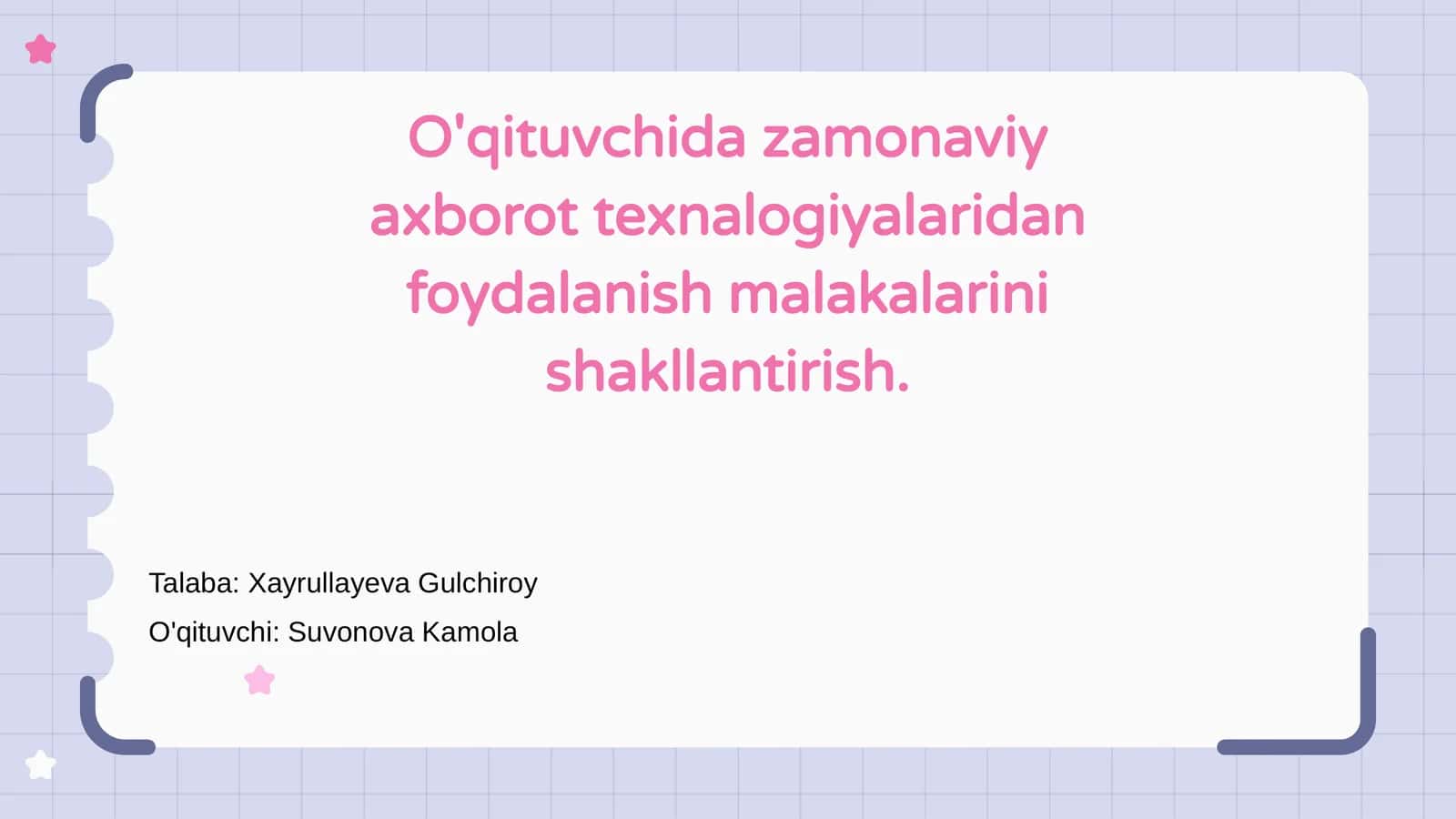 Zamonaviy axborot texnologiyalari 1