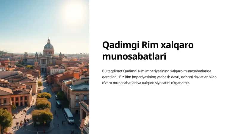 Qadimgi Rim xalqaro munosabatlari 1