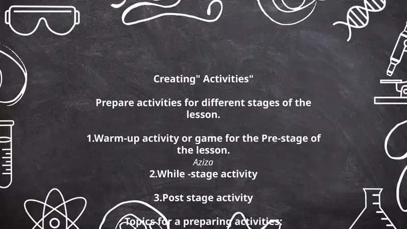 Creating" Activities" 1