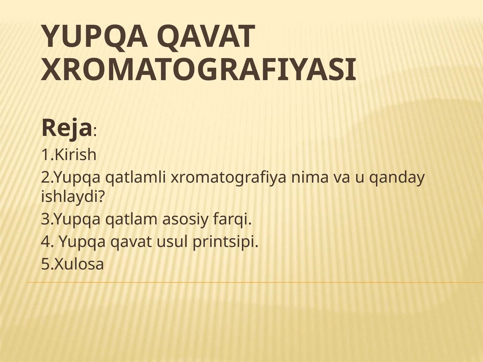 Yupqa qavat xromatografiyasi 1
