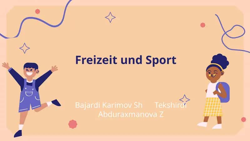 Freizeit und Sport 1
