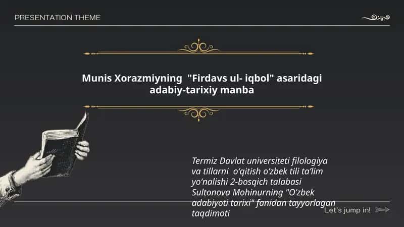 Firdavs ul-Iqbol 1