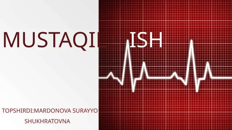 Mardonova Surayyo Shukhratovna 1