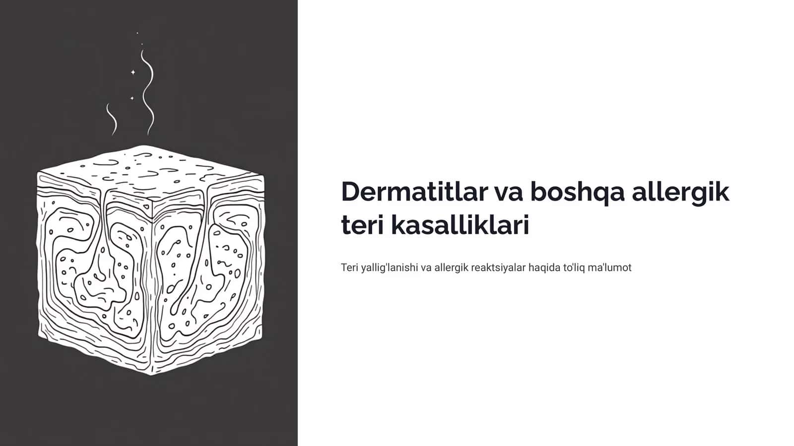 Dermatitlar va boshqa allergik teri kasalliklari 1