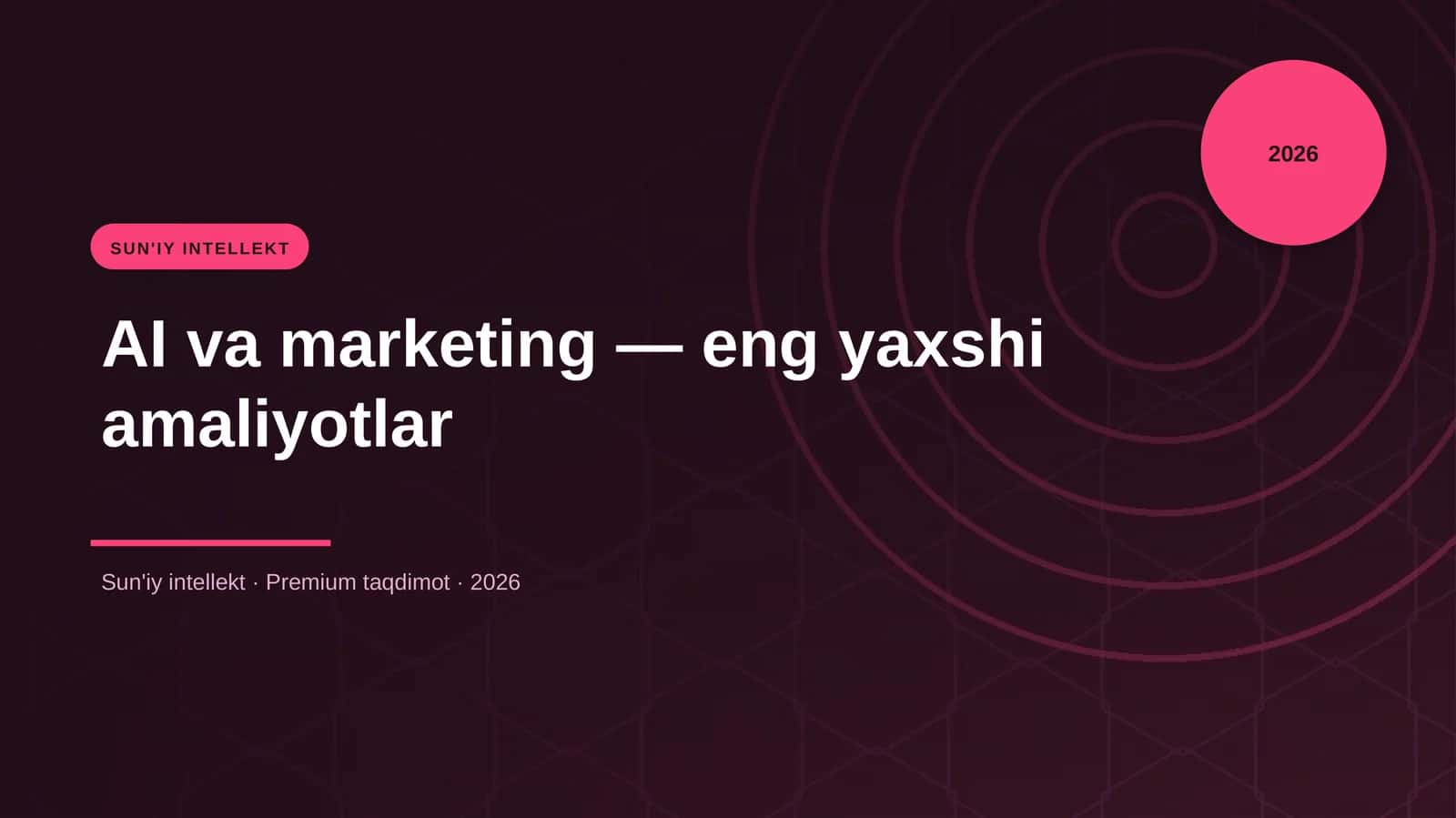 AI va marketing — eng yaxshi amaliyotlar 1