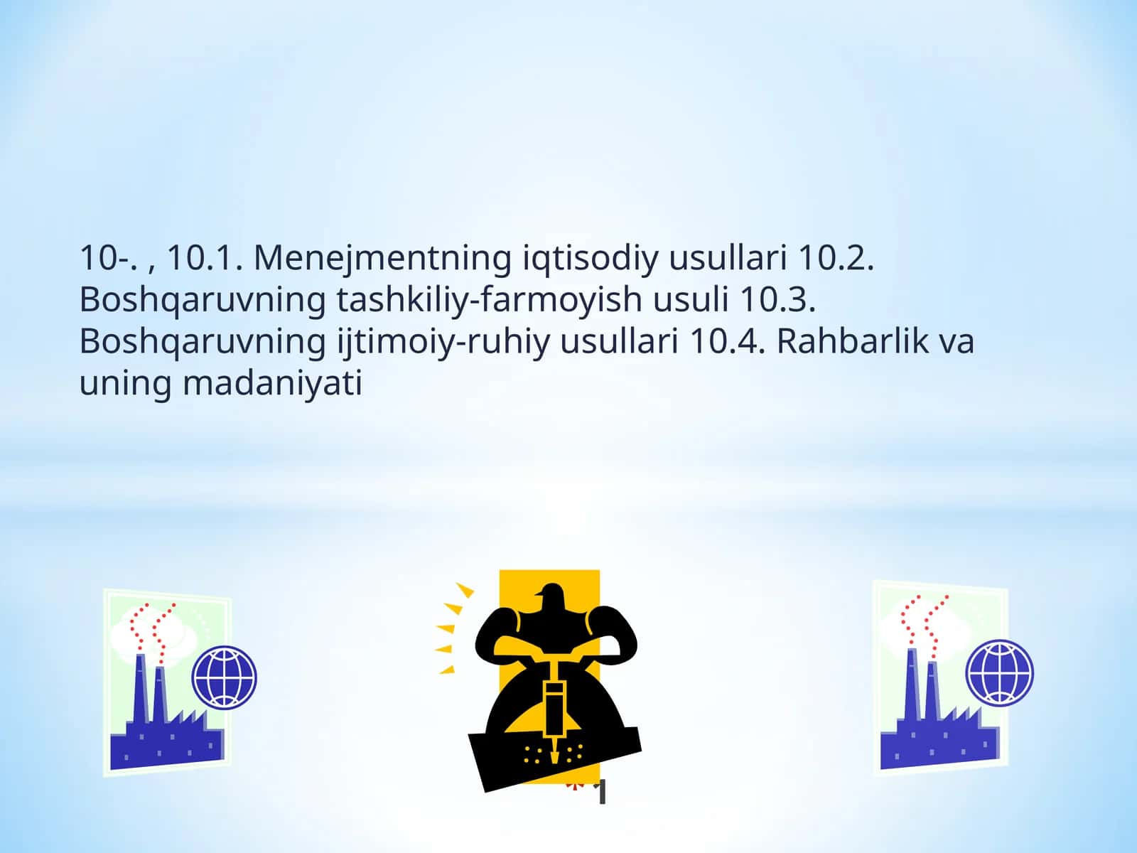 Menejmentning iqtisodiy usullari 1