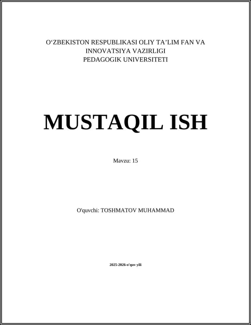 15 sonining matematik xususiyatlari 1