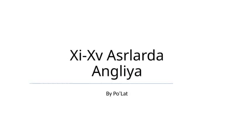 Anglo-sakson Angliya 1