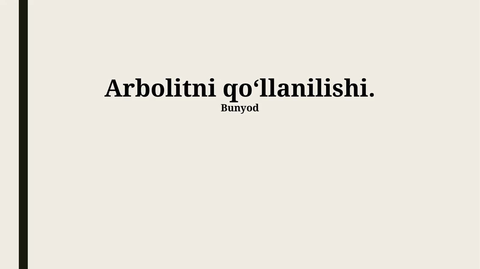 Arbolit 1