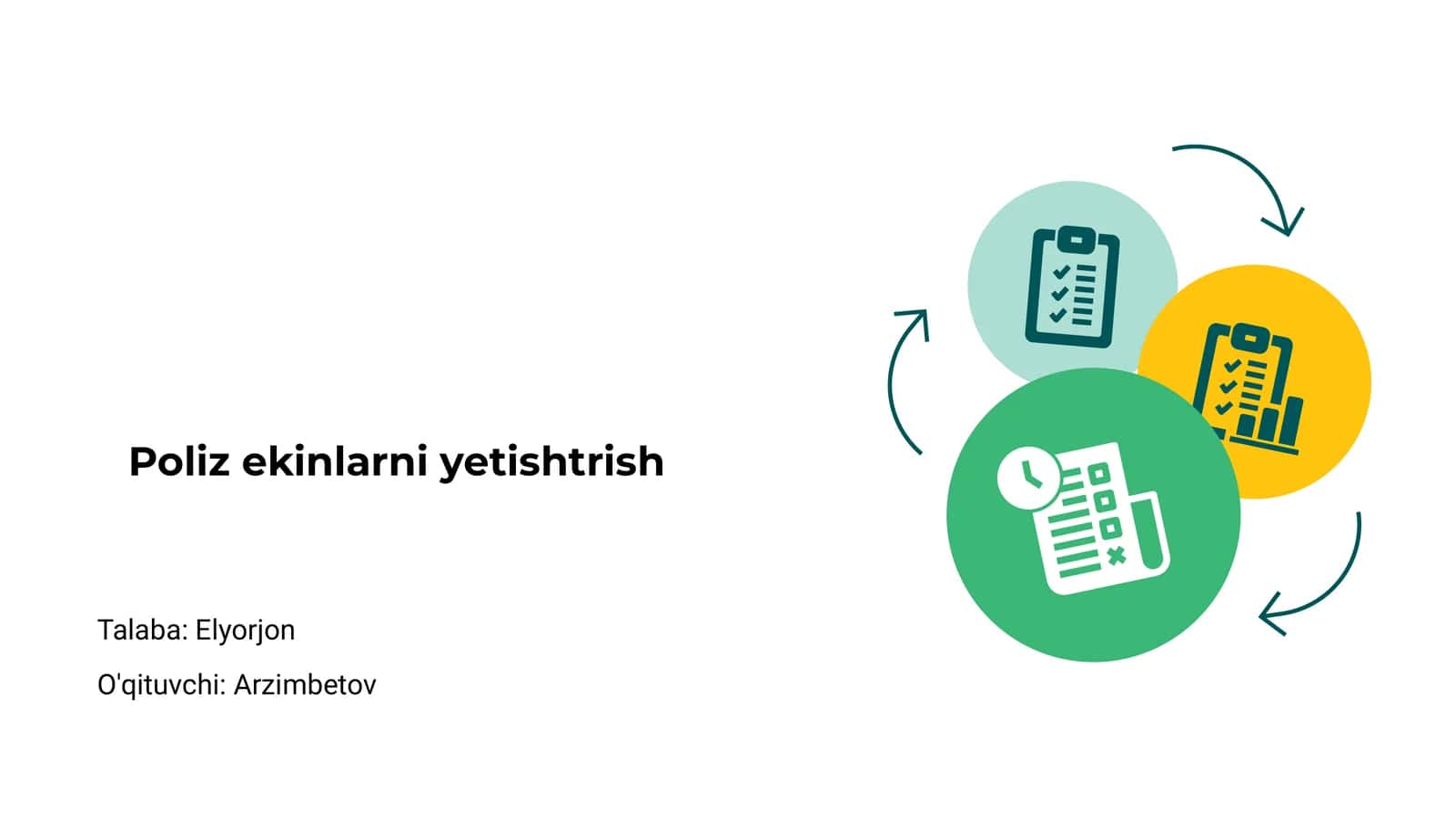 Poliz ekinlarni yetishtrish 1
