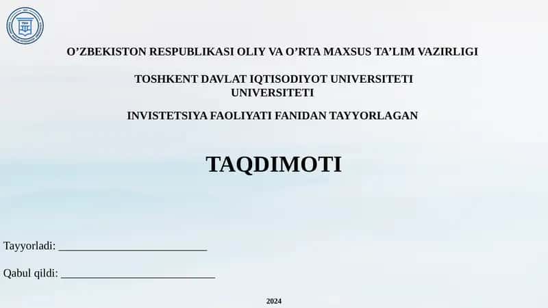Ozarbayjon investitsiyasi 1