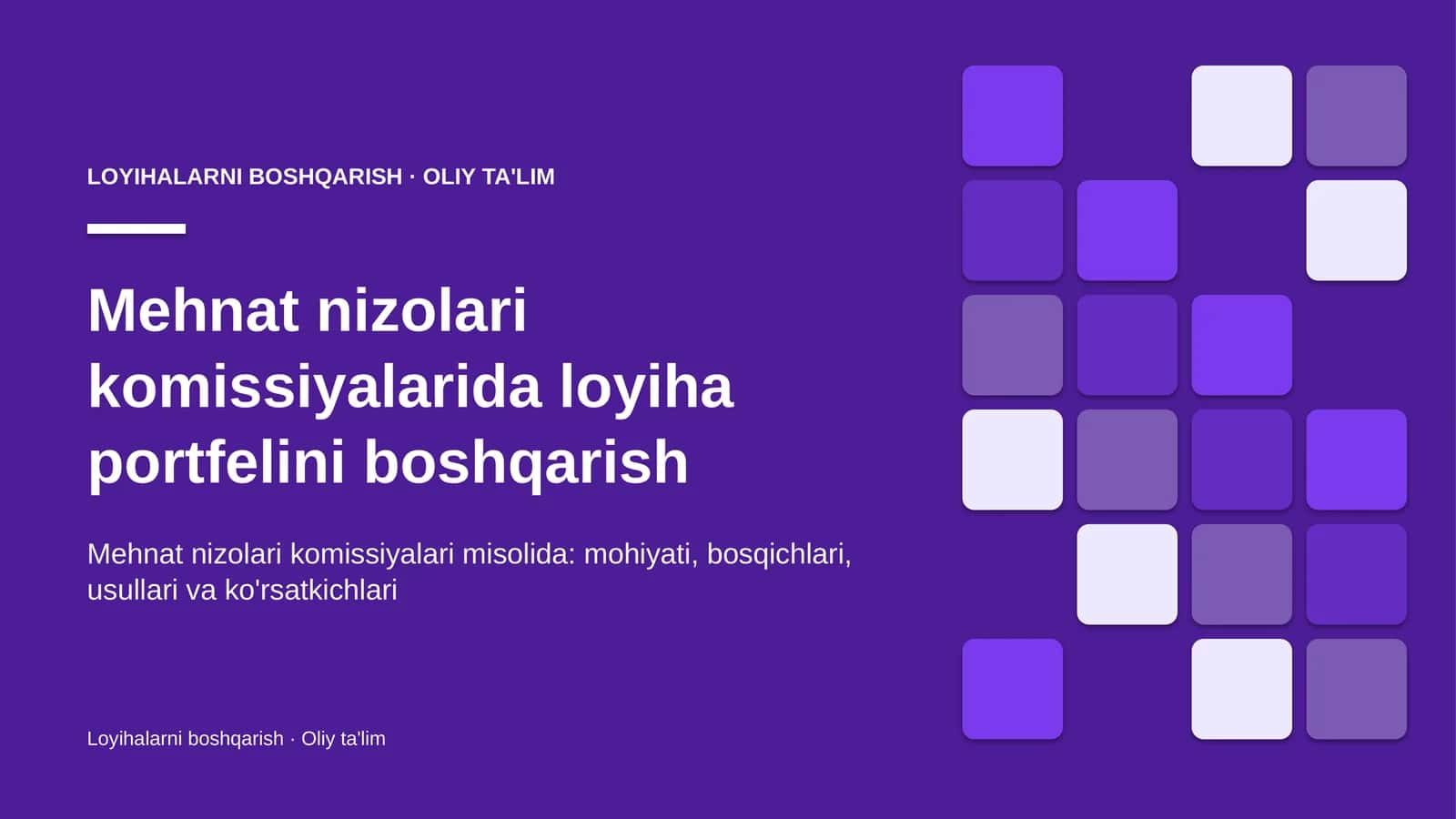 mehnat nizolari komissiyalarida loyiha portfelini boshqarish 3892 1