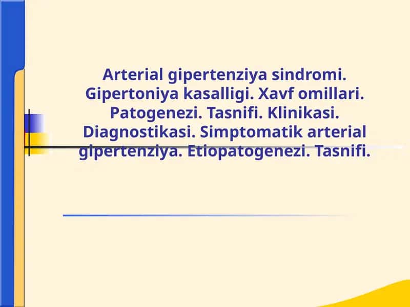 Arterialgipertenziyasindromi 1