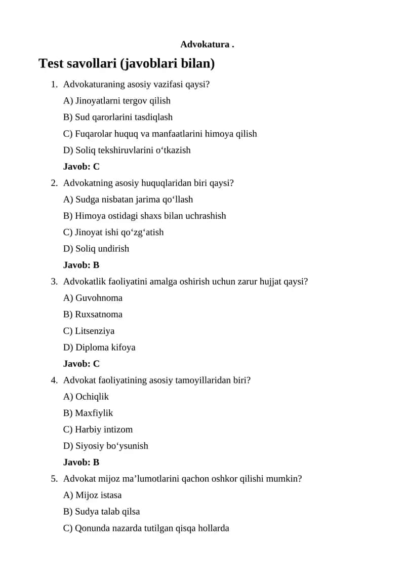 Advokatura 1