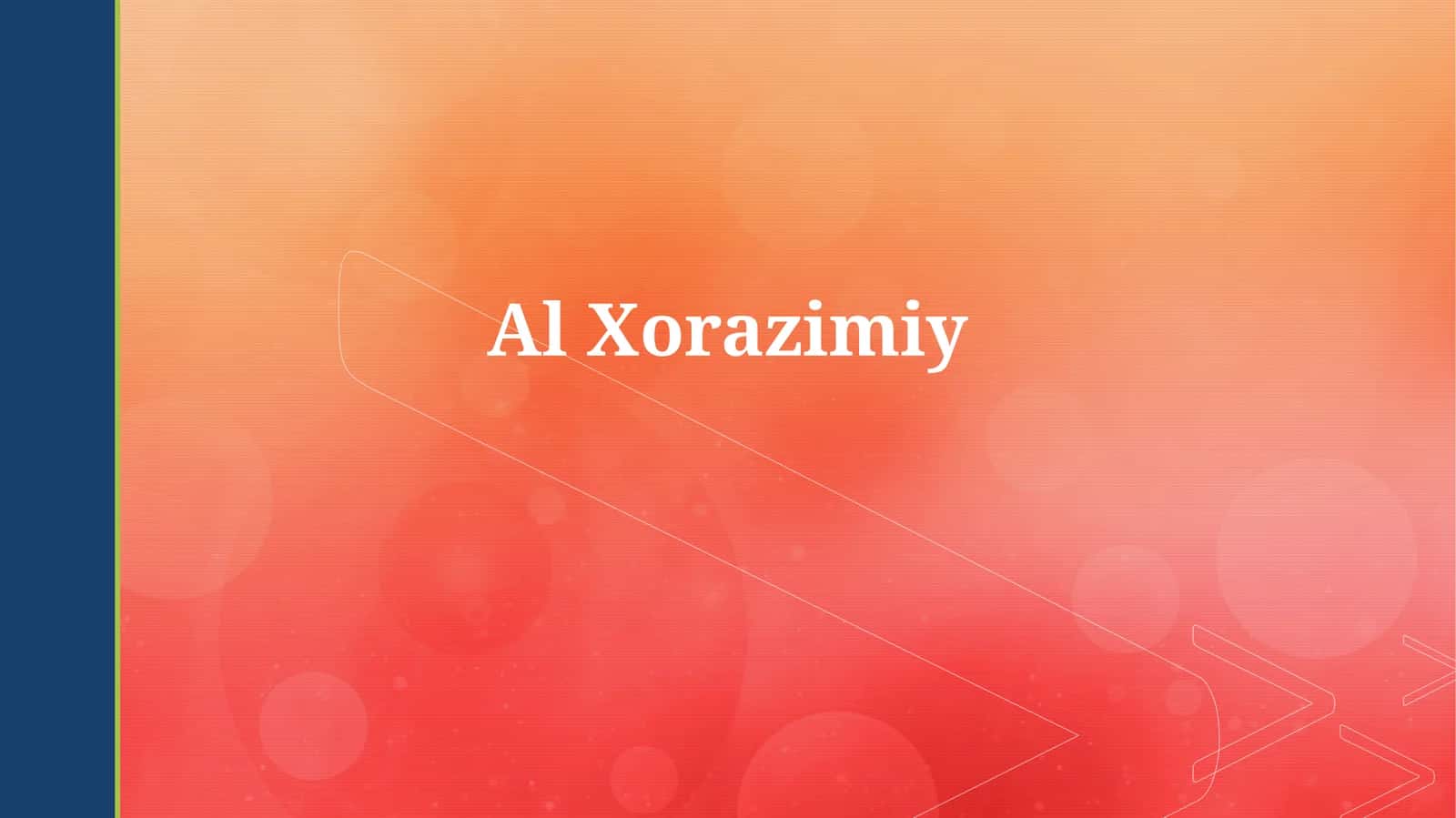 Al-Xorazmiy 1