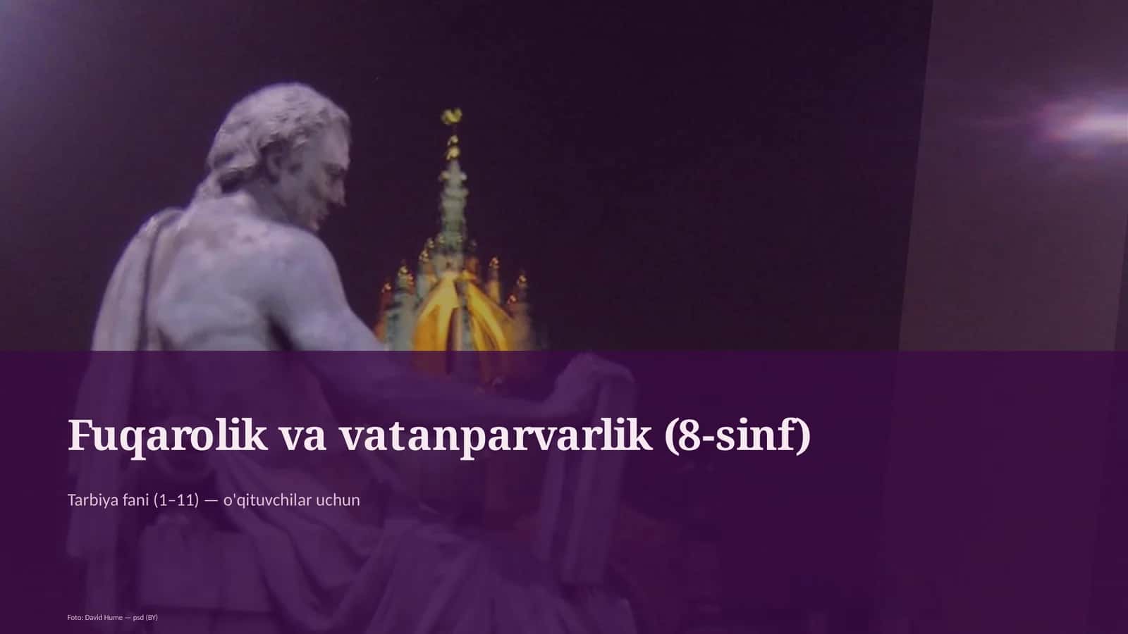 Fuqarolik va vatanparvarlik (8-sinf) 1