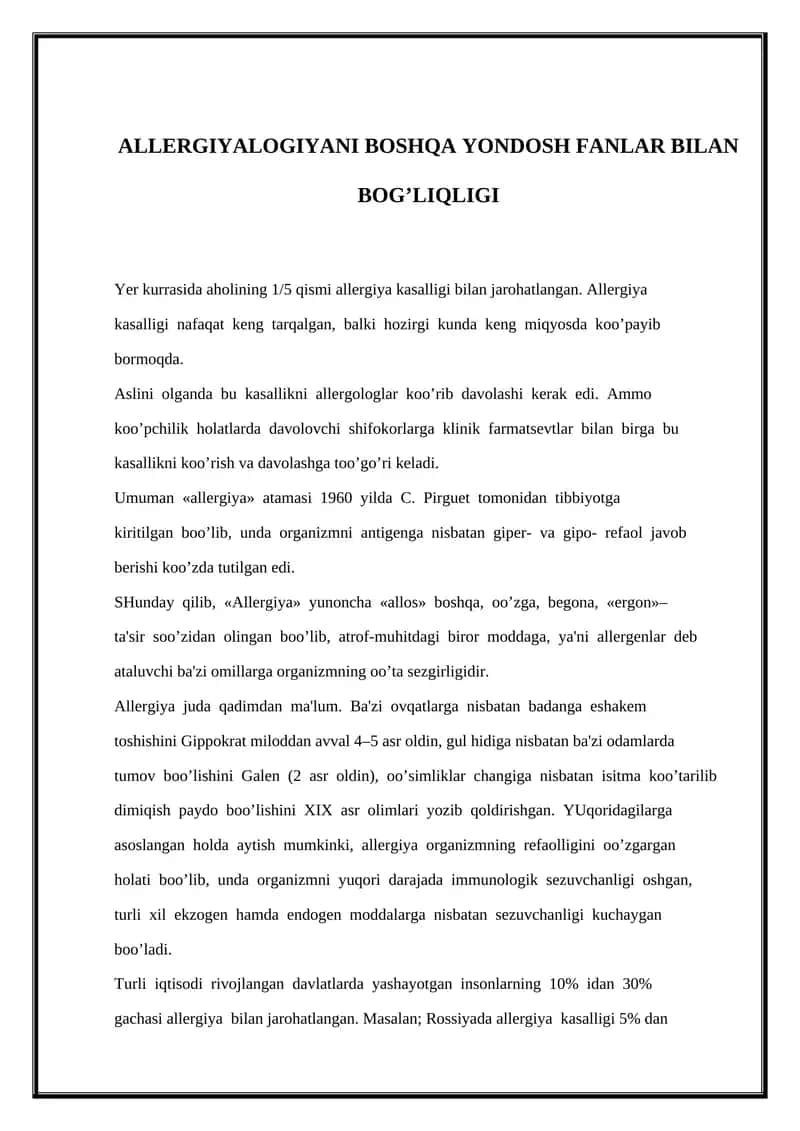 Allergiyalogiya 1