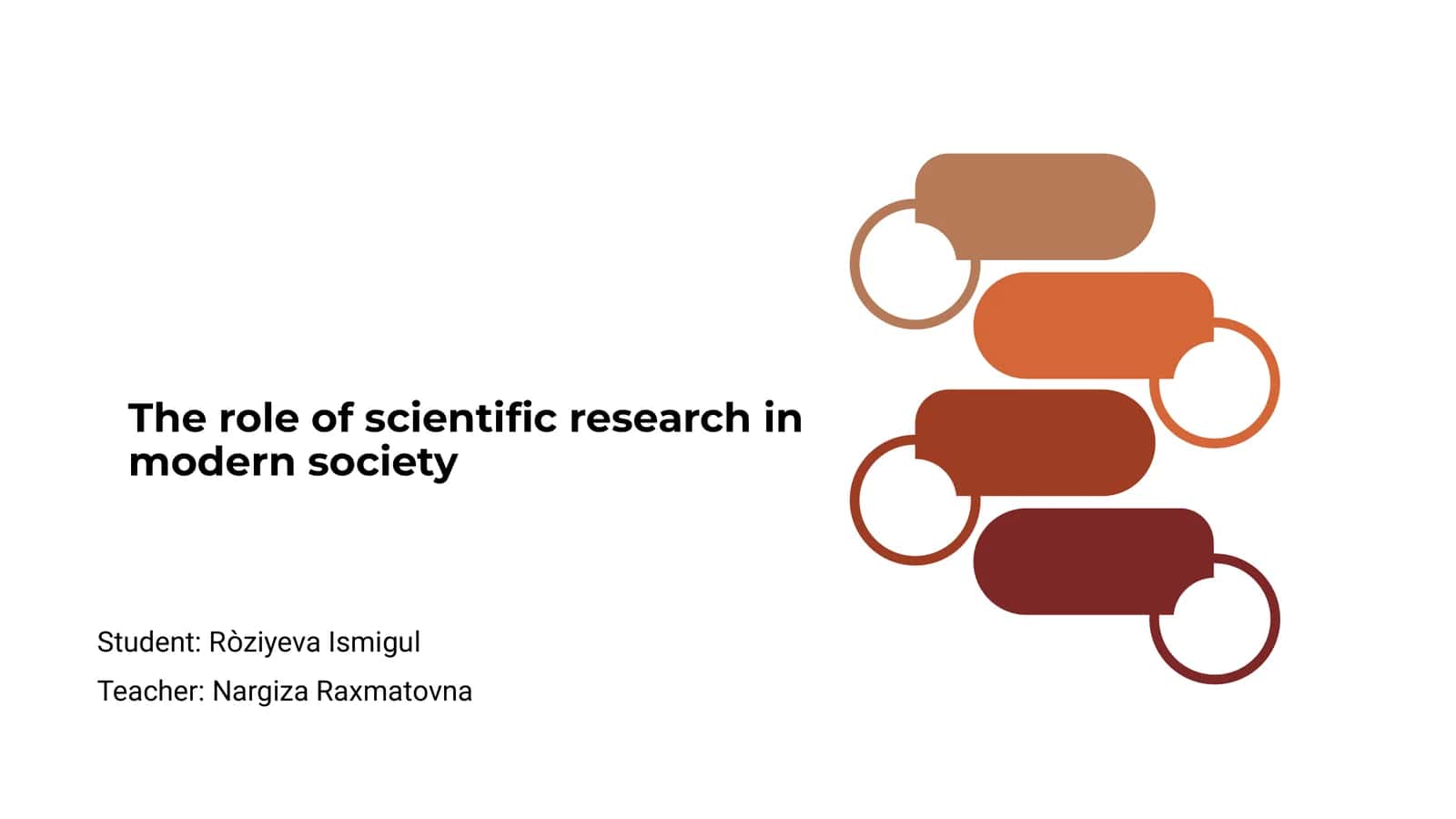 The role of scientific research in modern society 1